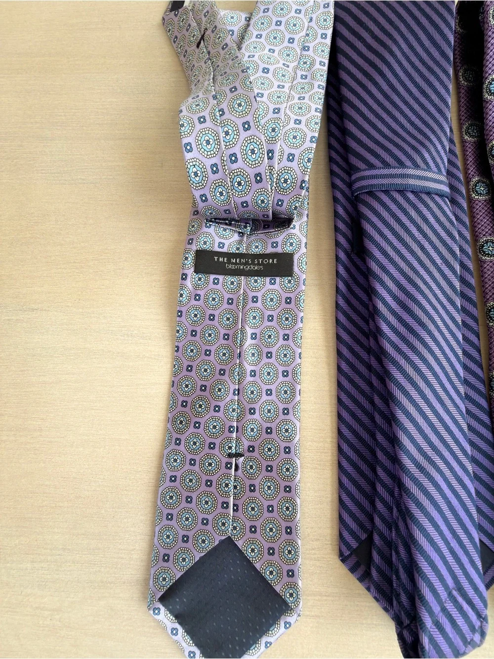 Men's Purple Patterned Ties - Classic Formal Accent